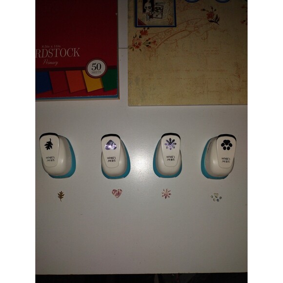 Craft Colorbok Paper Bundle(2 Pads) & Recollections Paper Punches(4) - Picture 2 of 11